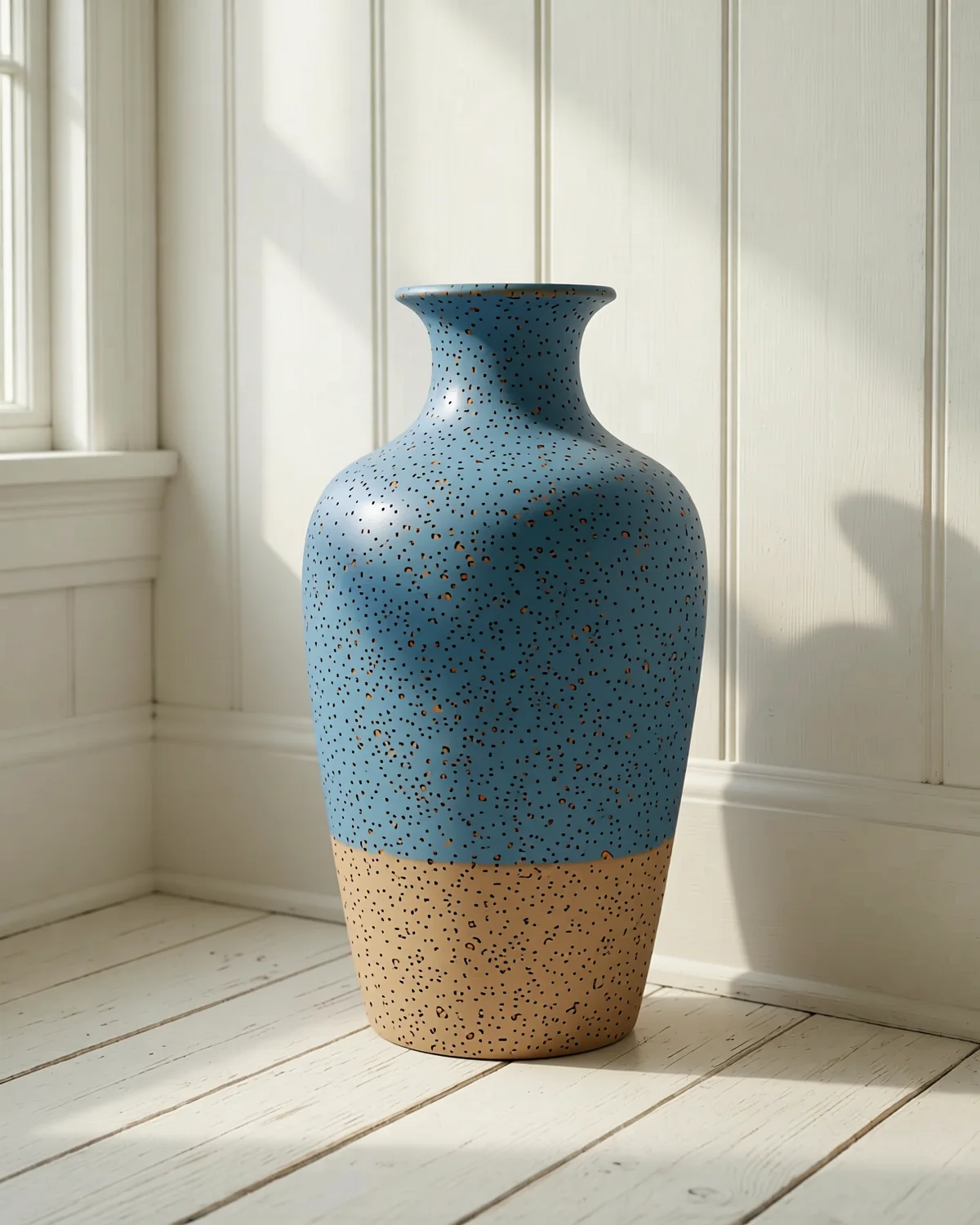 Stoneware Vase, 10 in